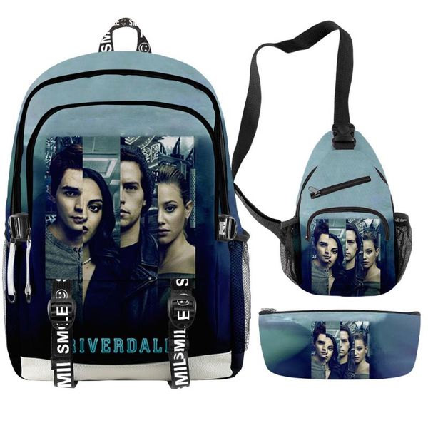 backpack tv riverdale season 5 3pcs/set children boys girls oxford waterproof lapteenager students schoolbag
backpack tv riverdale season 5 3pcs/set children boys girls oxford waterproof lapteenager students schoolbag