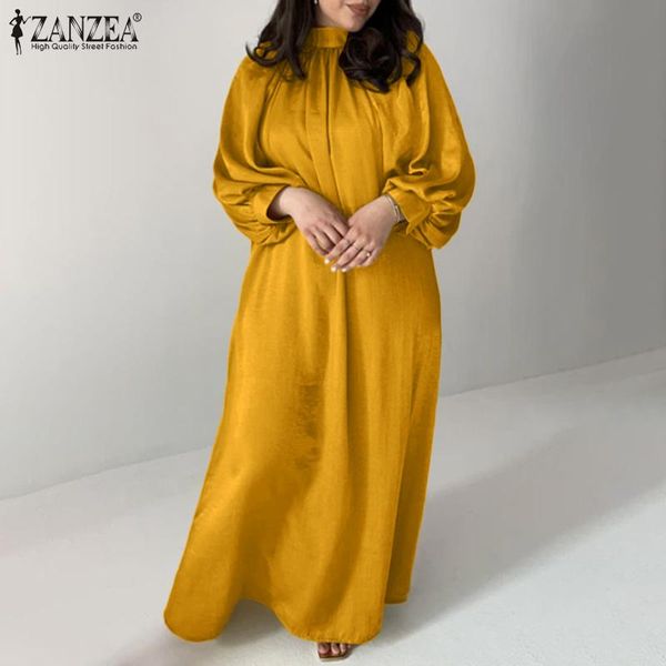 casual dresses party solid robe longue womens elegant floor dress autumn stand collar vestidos fashion lady puff sleeve oversize, Black;gray
casual dresses party solid robe longue womens elegant floor dress autumn stand collar vestidos fashion lady puff sleeve oversize, Black;gray