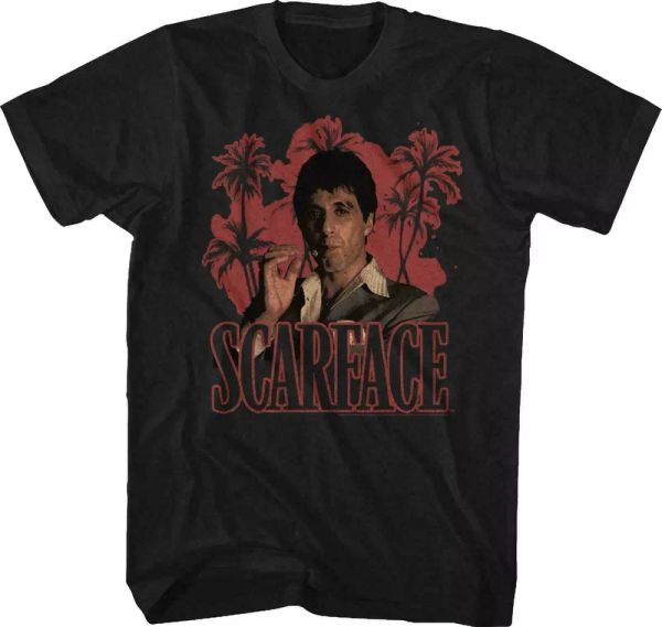 Scarface Red Palms T shirt Licensed Mob Mafia Al Pacino Tony Montana Movie Black, White;black
Scarface Red Palms T shirt Licensed Mob Mafia Al Pacino Tony Montana Movie Black, White;black