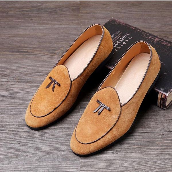 dress shoes men fashion suede leather doug casual moccasin flat bowknot slip-on driver loafers night club, Black
dress shoes men fashion suede leather doug casual moccasin flat bowknot slip-on driver loafers night club, Black