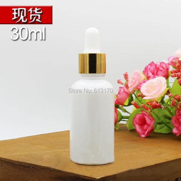 storage bottles & jars 30ml empty glass with pipette dropper white essential oil vials gold collar cosmetic refill packing
storage bottles & jars 30ml empty glass with pipette dropper white essential oil vials gold collar cosmetic refill packing