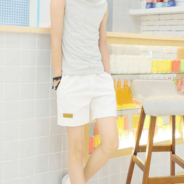 casual summer beach with pockets outdoor gift solid drawstring cotton blend loose breathable men shorts sports gym joggers men's, White;black
casual summer beach with pockets outdoor gift solid drawstring cotton blend loose breathable men shorts sports gym joggers men's, White;black