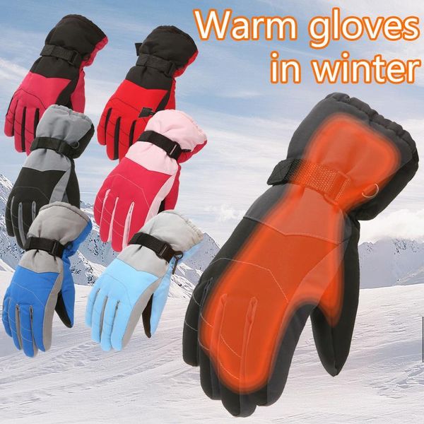 4# girls boys waterproof warm gloves winter professional ski snow kids windproof skiing snowboard riding cycling, Black
4# girls boys waterproof warm gloves winter professional ski snow kids windproof skiing snowboard riding cycling, Black