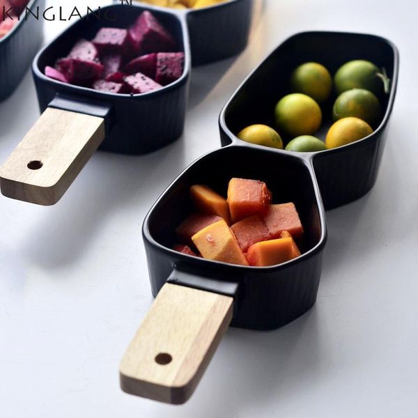 dishes & plates good quality nordic divided bowl plate with handle shaped snack ceramic fruit
dishes & plates good quality nordic divided bowl plate with handle shaped snack ceramic fruit