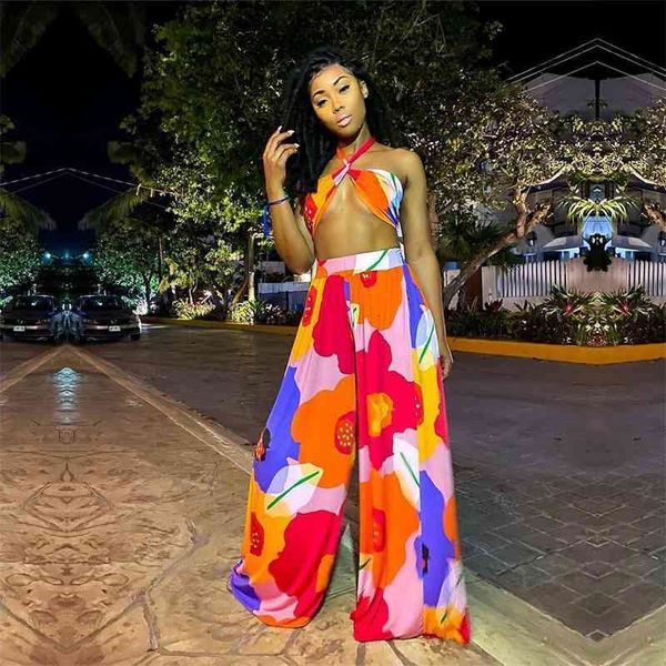 women's leggings summer sleeveless print crop printed casual pants wide leg two piece set backless matching sets vu8c, Black
women's leggings summer sleeveless print crop printed casual pants wide leg two piece set backless matching sets vu8c, Black