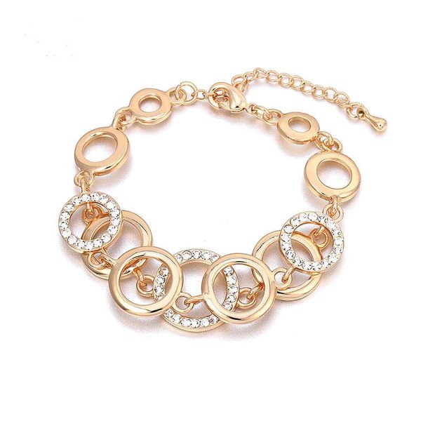 link, chain fooderwerk jewelry fashion simple multilayer bracelet for women geometric metal circle crystal accessories, Black
link, chain fooderwerk jewelry fashion simple multilayer bracelet for women geometric metal circle crystal accessories, Black