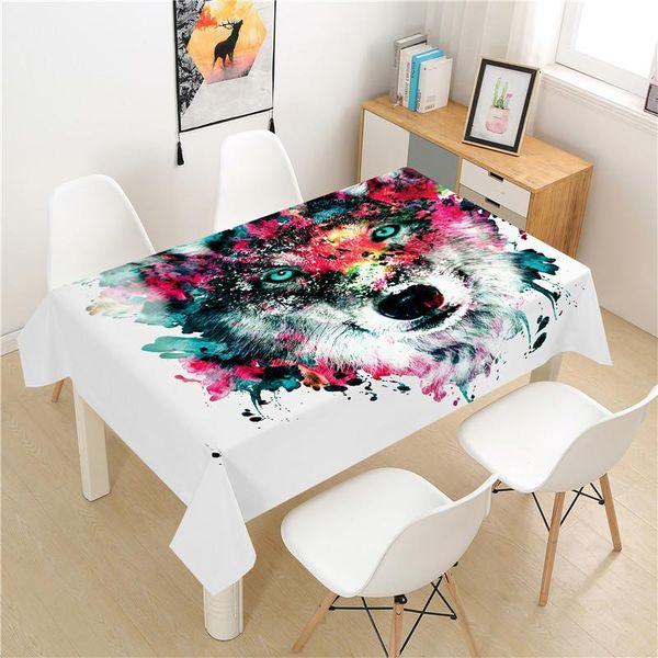 table cloth wolf tablecloth polyester el picnic rectangular covers home dining tea decoration
table cloth wolf tablecloth polyester el picnic rectangular covers home dining tea decoration