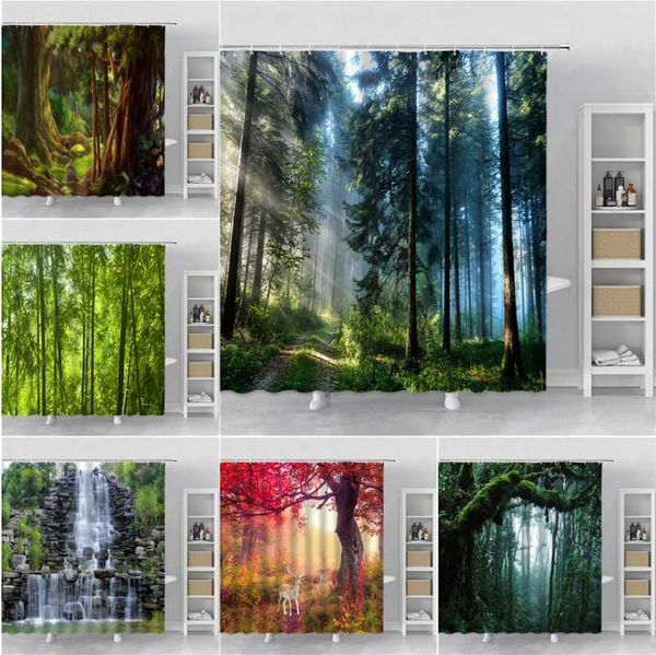 shower curtains forest landscape curtain sunshine waterfall green bamboo mist jungle autumn scenery bathroom bathtub decor hooks
shower curtains forest landscape curtain sunshine waterfall green bamboo mist jungle autumn scenery bathroom bathtub decor hooks
