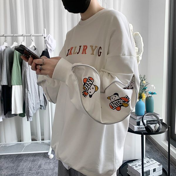 mens sweater panda cuff zipper sweater men's long sleeved spring and autumn fat big size trendy ins round neck ruffian handsome fried s, Black
mens sweater panda cuff zipper sweater men's long sleeved spring and autumn fat big size trendy ins round neck ruffian handsome fried s, Black