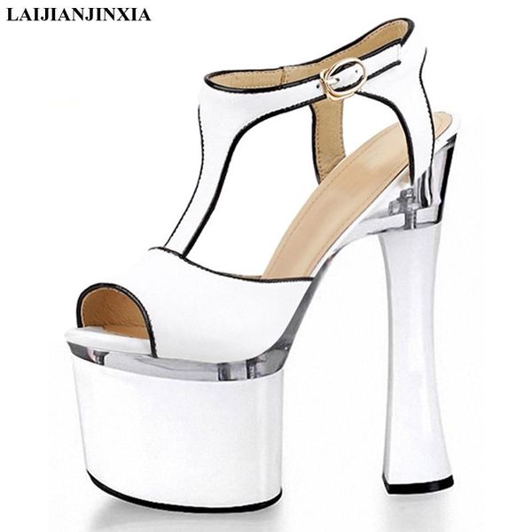 womens summer platform spool heels sandals white pole dancing t-strap buckle gladiator shoes evening high heel, Black
womens summer platform spool heels sandals white pole dancing t-strap buckle gladiator shoes evening high heel, Black