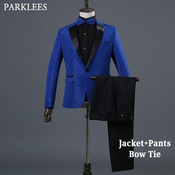 men's suits & blazers wedding royal blue 2 pcs dress suit men casual slim fit mens jacket pants stage prom party dj grooms singer costu, White;black
men's suits & blazers wedding royal blue 2 pcs dress suit men casual slim fit mens jacket pants stage prom party dj grooms singer costu, White;black