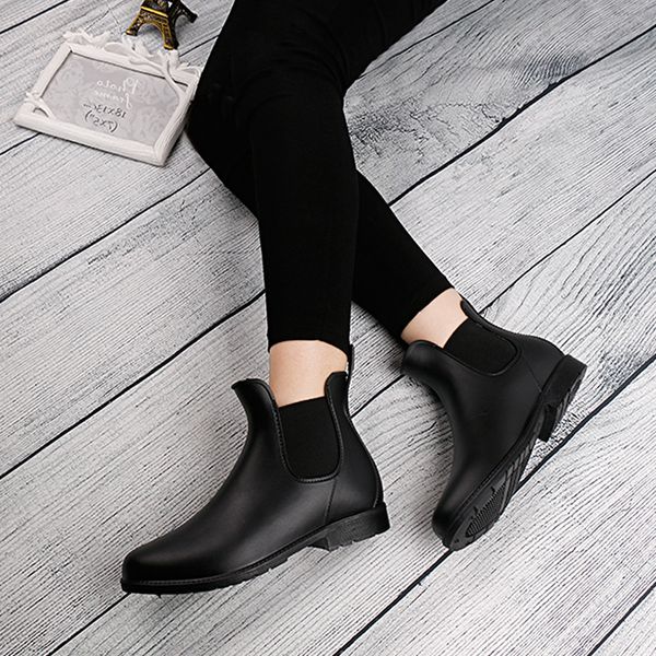 New Rain Boots Four Seasons Ladies Low Tube Elastic Boots Wild Elastic Band Round Head Low Heel Womens Shoes
New Rain Boots Four Seasons Ladies Low Tube Elastic Boots Wild Elastic Band Round Head Low Heel Womens Shoes