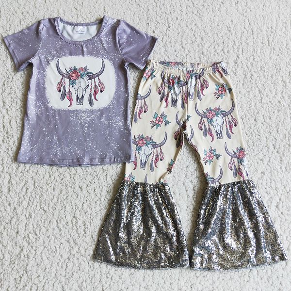 children kids designer clothes girl sets boutique girls clothing short sleeve bell bottom pants sequins fashion cow design fall outfit milk, White
children kids designer clothes girl sets boutique girls clothing short sleeve bell bottom pants sequins fashion cow design fall outfit milk, White