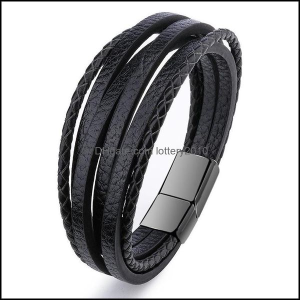 bracelets jewelryclassic genuine leather men bracelet hand charm jewelry handmade mtilayer magnet boys gift 1 drop delivery 2021 urjev, Golden;silver
bracelets jewelryclassic genuine leather men bracelet hand charm jewelry handmade mtilayer magnet boys gift 1 drop delivery 2021 urjev, Golden;silver