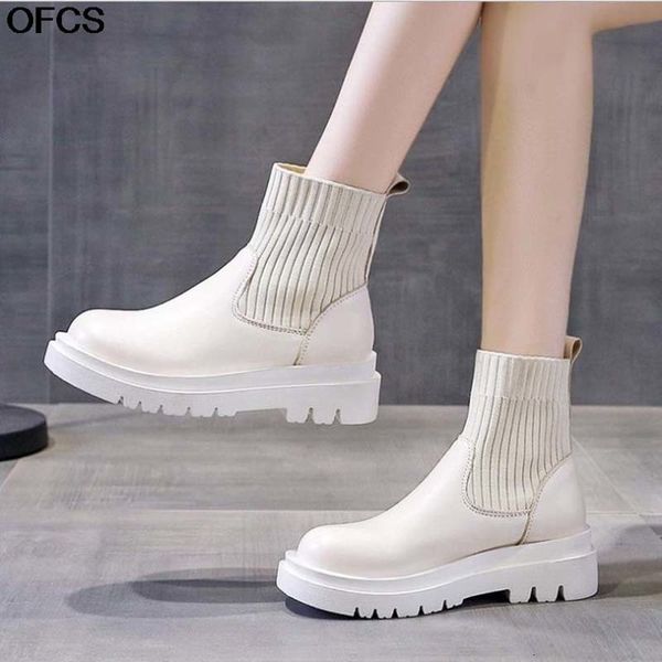 boots women ankel boot pu leather knitted short style autumn winter fashion martin boots british shoes white gccq, Black
boots women ankel boot pu leather knitted short style autumn winter fashion martin boots british shoes white gccq, Black