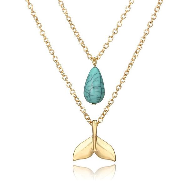 pendant necklaces china supplier alloy multilayer ladies green stone fish necklace for women, Silver
pendant necklaces china supplier alloy multilayer ladies green stone fish necklace for women, Silver