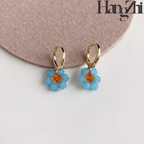 hoop & huggie hangzhi 2021 french personality crystal flower earrings blue simple romantic girl female, Golden;silver
hoop & huggie hangzhi 2021 french personality crystal flower earrings blue simple romantic girl female, Golden;silver