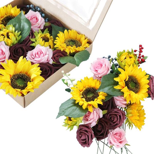decorative flowers & wreaths valentine's day simulation flower gift box adornment wedding birthday decoration mariage decorate boda mat
decorative flowers & wreaths valentine's day simulation flower gift box adornment wedding birthday decoration mariage decorate boda mat