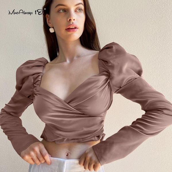 women's blouses & shirts mnealways18 puff sleeve womens and fashion 2021 ruched asymmetrical elegant female long tunic, White
women's blouses & shirts mnealways18 puff sleeve womens and fashion 2021 ruched asymmetrical elegant female long tunic, White