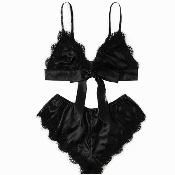 bras sets lingerie womens bra set satin lace patchwork bandage sleepwear underwear seamless lenceria, Red;black
bras sets lingerie womens bra set satin lace patchwork bandage sleepwear underwear seamless lenceria, Red;black