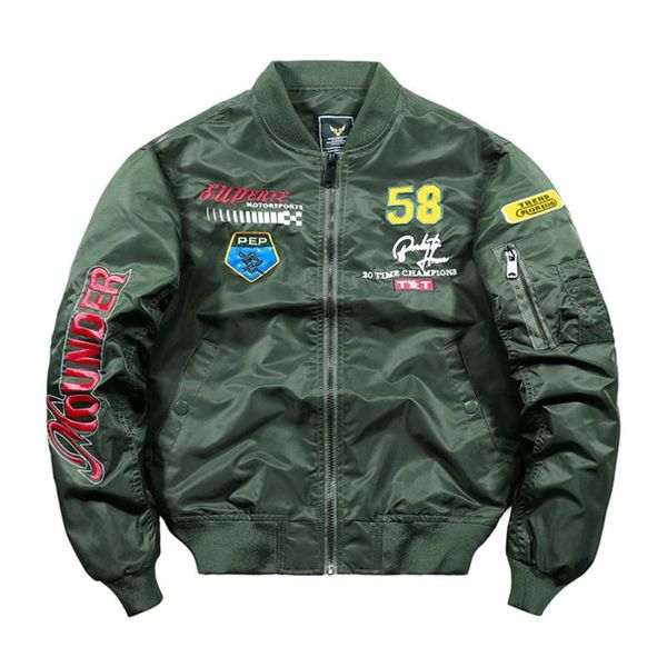 men's jackets letter print bomber jacket men army military autumn male coat oversized quilted baseball 2021 brand clothing, Black;brown
men's jackets letter print bomber jacket men army military autumn male coat oversized quilted baseball 2021 brand clothing, Black;brown