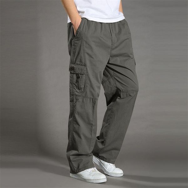 men's casual trousers cotton overalls elastic waist full len multi-pocket plus fertilizer men's clothing big size cargo pants 2111, Black
men's casual trousers cotton overalls elastic waist full len multi-pocket plus fertilizer men's clothing big size cargo pants 2111, Black