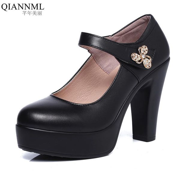 plus size 33-43 qiannml genuine leather shoes woman high heels 2021 ankle rhinestone platform pumps work shoe dress, Black
plus size 33-43 qiannml genuine leather shoes woman high heels 2021 ankle rhinestone platform pumps work shoe dress, Black