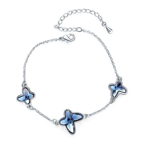 baffin fashion butterfly chain link blue crystals from swarovski charm bracelet bangles for women silver color jewelry, Golden;silver
baffin fashion butterfly chain link blue crystals from swarovski charm bracelet bangles for women silver color jewelry, Golden;silver