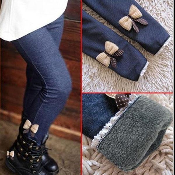 trousers kids girls jean bow pants cotton cashmere elastic waist legging warm winter spring children, Blue
trousers kids girls jean bow pants cotton cashmere elastic waist legging warm winter spring children, Blue