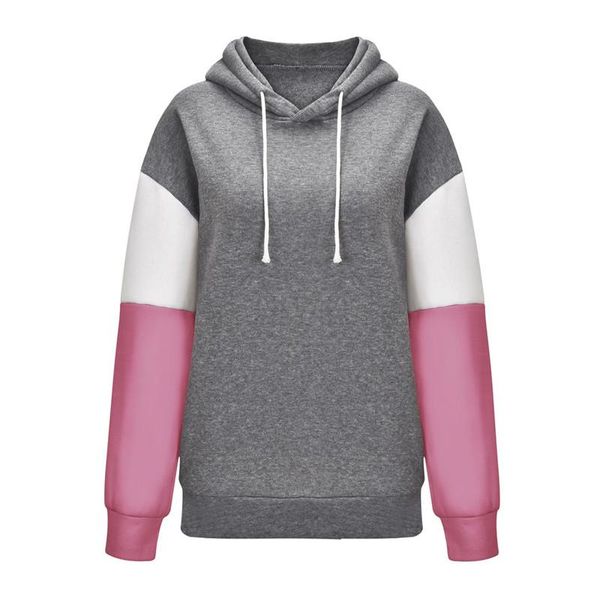 women's hoodies & sweatshirts female autumn loose casual blockcolor long sleeves fall hooded wear fashion ladies' pullover tunic, Black
women's hoodies & sweatshirts female autumn loose casual blockcolor long sleeves fall hooded wear fashion ladies' pullover tunic, Black