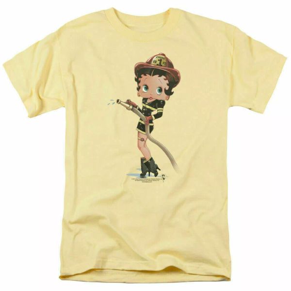 Betty Boop Firefighter T Shirt Mens Licensed Cartoon Merchandise Banana, White;black
Betty Boop Firefighter T Shirt Mens Licensed Cartoon Merchandise Banana, White;black