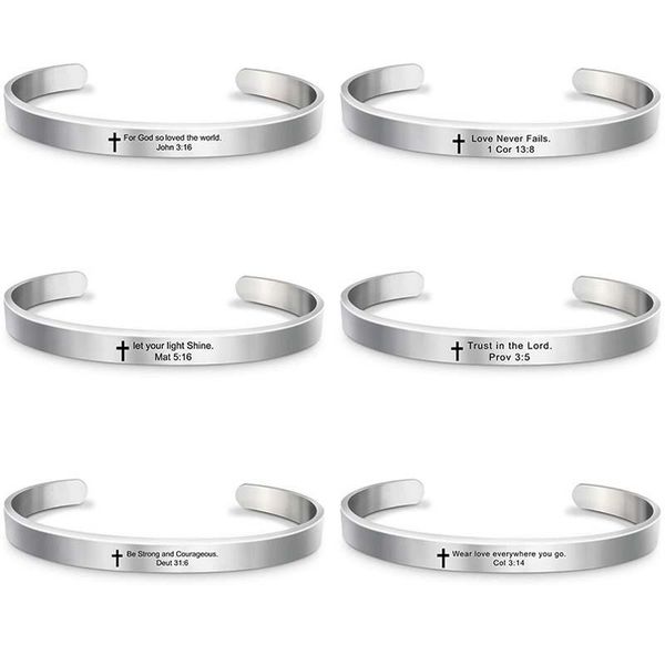 bangle christian gift for women men inspirational bracelet bible verse jewelry scripture engraved religious cuff 15 types, Black
bangle christian gift for women men inspirational bracelet bible verse jewelry scripture engraved religious cuff 15 types, Black