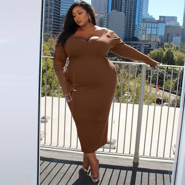 plus size dresses bodycon for women winter clothes v neck knitting cotton ladies long dress wholesale drop, Black
plus size dresses bodycon for women winter clothes v neck knitting cotton ladies long dress wholesale drop, Black