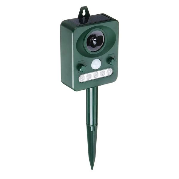 solar powered animal repeller outdoor with led flash light ultrasonic dog rats repellent mice motion sensor deterrent device
solar powered animal repeller outdoor with led flash light ultrasonic dog rats repellent mice motion sensor deterrent device