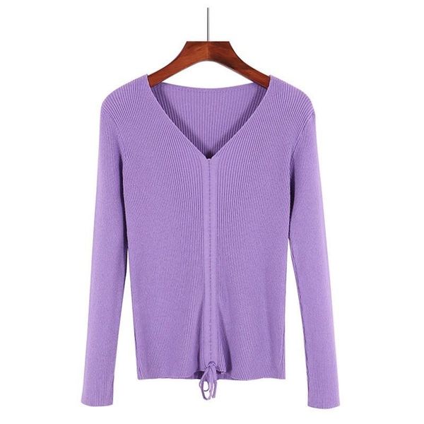 women's sweaters 2021 women autumn knitted pullover stretch v-neck pullovers drawstring hem jumper mujer slim long sleeves, White;black
women's sweaters 2021 women autumn knitted pullover stretch v-neck pullovers drawstring hem jumper mujer slim long sleeves, White;black