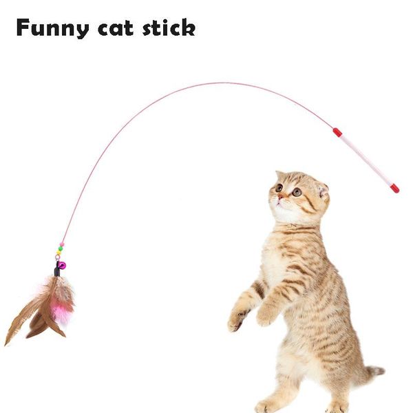 cat toys toy pet steel wire feather bell funny stick fish rod interactive fishing
cat toys toy pet steel wire feather bell funny stick fish rod interactive fishing