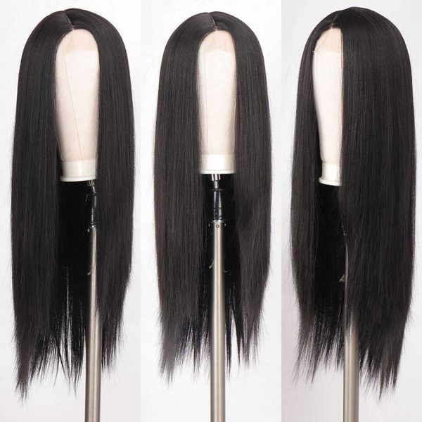 wig women's front lace chemical fiber long wig headgear, Black;brown
wig women's front lace chemical fiber long wig headgear, Black;brown