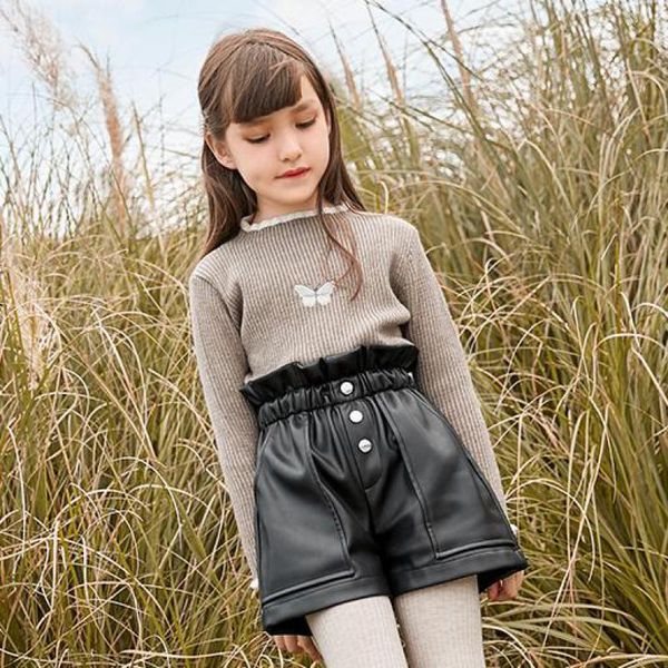 children pu shorts kids girls short pants windproof waterproof shorts kids daily wear wild short pants casual loose mini, Black
children pu shorts kids girls short pants windproof waterproof shorts kids daily wear wild short pants casual loose mini, Black