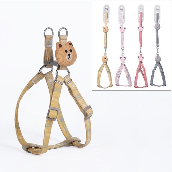 dog collars & leashes pet harness vest and leash set cute cartoon cat chest back strap small pets harnesses collar puppy walking traction ro
dog collars & leashes pet harness vest and leash set cute cartoon cat chest back strap small pets harnesses collar puppy walking traction ro
