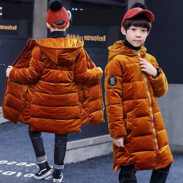 coat winter down jackets for boys cotton children gold velvet coats clothes long sleeve kids outerwear 6 to 16 years, Blue;gray
coat winter down jackets for boys cotton children gold velvet coats clothes long sleeve kids outerwear 6 to 16 years, Blue;gray
