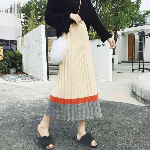 autumn & winter korean elastic high-waisted thin temperament big swing women knitted a-line long skirt 210527, Black
autumn & winter korean elastic high-waisted thin temperament big swing women knitted a-line long skirt 210527, Black
