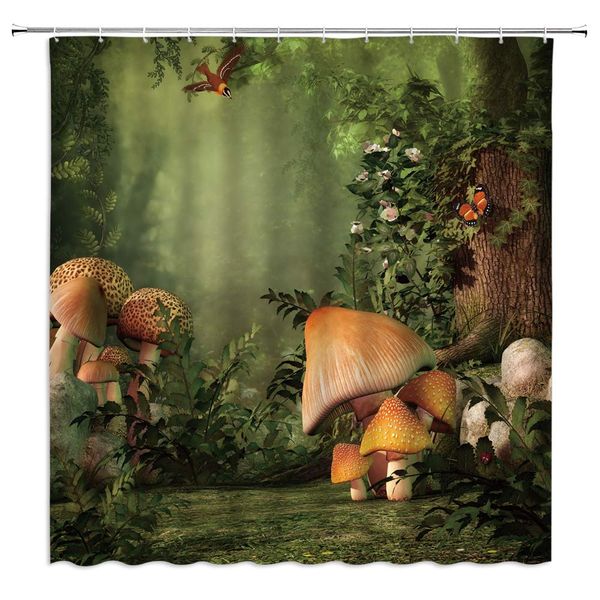 fantasy fairy forest shower curtain sets mushroom flower butterfly bird lawn dense bushes kids girl room polyester fabric
fantasy fairy forest shower curtain sets mushroom flower butterfly bird lawn dense bushes kids girl room polyester fabric
