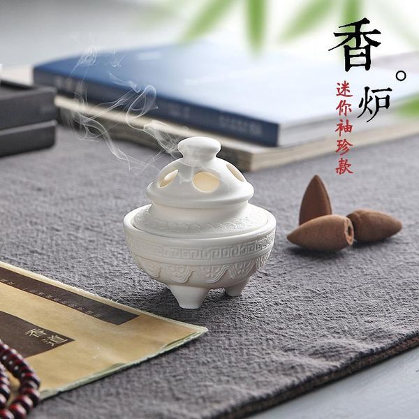 fragrance lamps mini incense burner pocket fingertip ceramic white porcelain household tea set tray ornaments ceremon
fragrance lamps mini incense burner pocket fingertip ceramic white porcelain household tea set tray ornaments ceremon