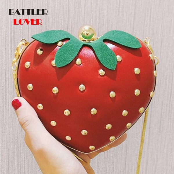 evening bags cute strawberry heart shape women clutch bag rivet mini fashion ladies chain purses and handbags female party crossbody 2021
evening bags cute strawberry heart shape women clutch bag rivet mini fashion ladies chain purses and handbags female party crossbody 2021