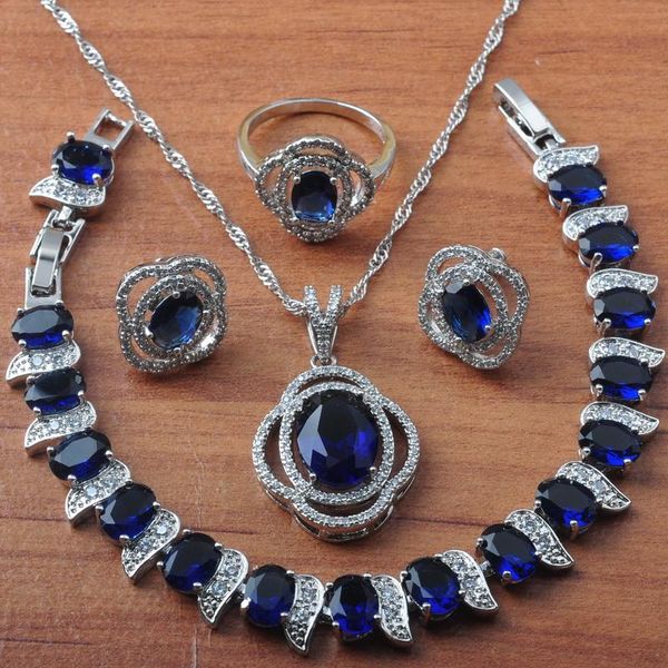wedding jewelry sets 2021 blue zircon 925 silver women earrings necklace set rings bracelet birthday gift js0637, Slivery;golden
wedding jewelry sets 2021 blue zircon 925 silver women earrings necklace set rings bracelet birthday gift js0637, Slivery;golden