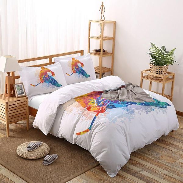 bedding sets watercolor sport hockey player set for bedroom soft bedspreads bed home duvet cover quilt pillowcase
bedding sets watercolor sport hockey player set for bedroom soft bedspreads bed home duvet cover quilt pillowcase