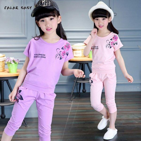 summer kids clothes set for girls print children short sleeve t-shirt+pants sports suit outfits teen girl clothing 3-12 yrs sets, White
summer kids clothes set for girls print children short sleeve t-shirt+pants sports suit outfits teen girl clothing 3-12 yrs sets, White