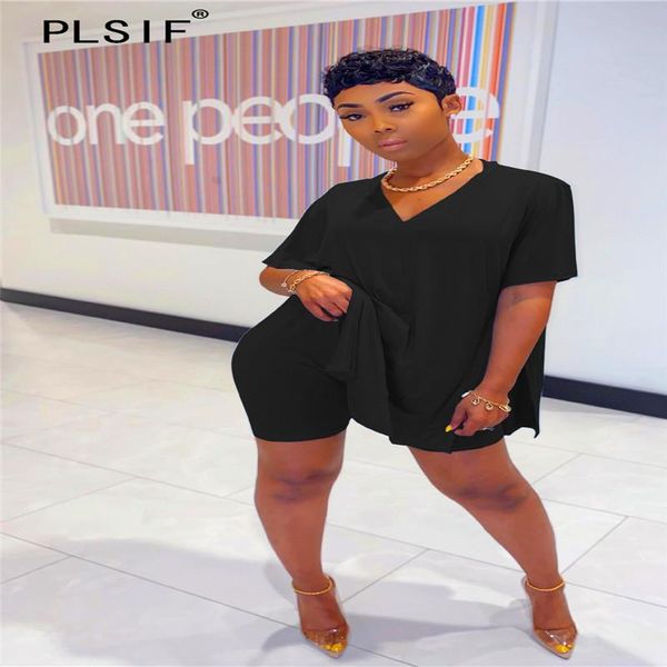 recommend simple solid v neck loose and shorts 2 pieces set casual lady fashion women outfits women's tracksuits, Gray
recommend simple solid v neck loose and shorts 2 pieces set casual lady fashion women outfits women's tracksuits, Gray