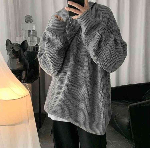 fashion hong kong-style oversize autumn male youth loose korean style pullover streetwear men's winter sweater, Black
fashion hong kong-style oversize autumn male youth loose korean style pullover streetwear men's winter sweater, Black