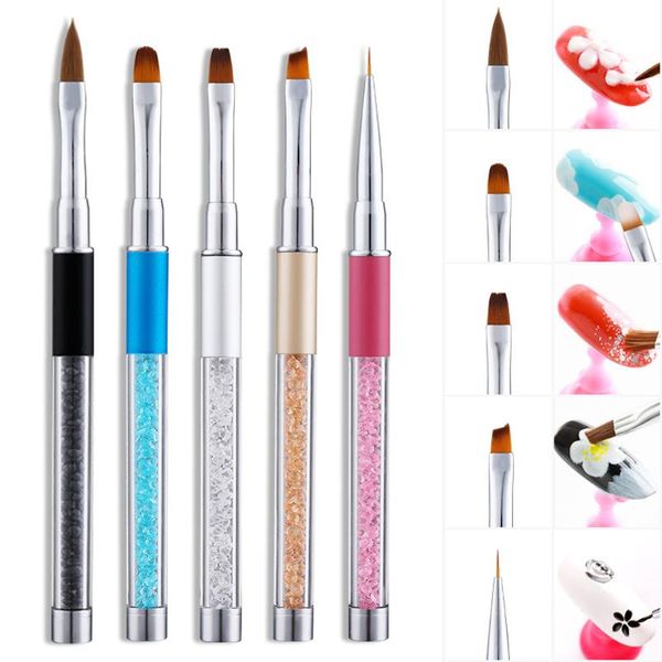 nail brushes 1 pcs nails art acrylic diamond handle carving brush drawing pen uv gel extension french lines liner manicure tools, Yellow
nail brushes 1 pcs nails art acrylic diamond handle carving brush drawing pen uv gel extension french lines liner manicure tools, Yellow